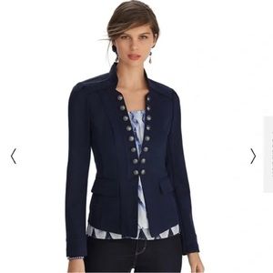 White House Black market navy blue jacket